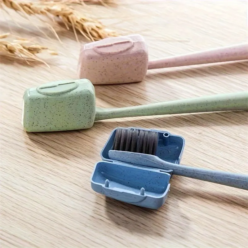 4Pcs Toothbrush Head Cover Caps Portable Tooth Brush Holder Protector Case For Travel Outdoor Camping Bathroom Organizer