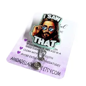 Durable Badge Reel, ID Holder - High-Quality Design for Easy Identification and Organization