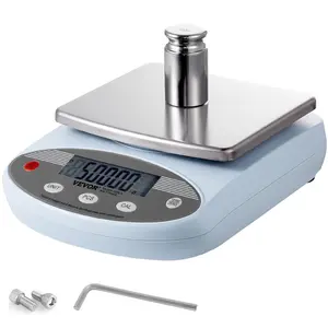 VEVOR Lab Scale, 2000g x 0.01g Accuracy High Precision Analytical Balance, 13 Units Conversion Electronic Scientific Laboratory Scale, LCD Display Digital Jewelry Weighing Scale for Lab, Jewelry