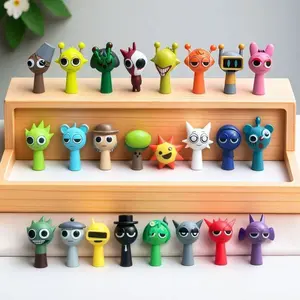 24 Pcs Rhythm Box Figures Sprunku Music Boxes, Collectible Model Toys, Kids' Gifts, Birthday Presents, Musical Game Accessories, Ornaments