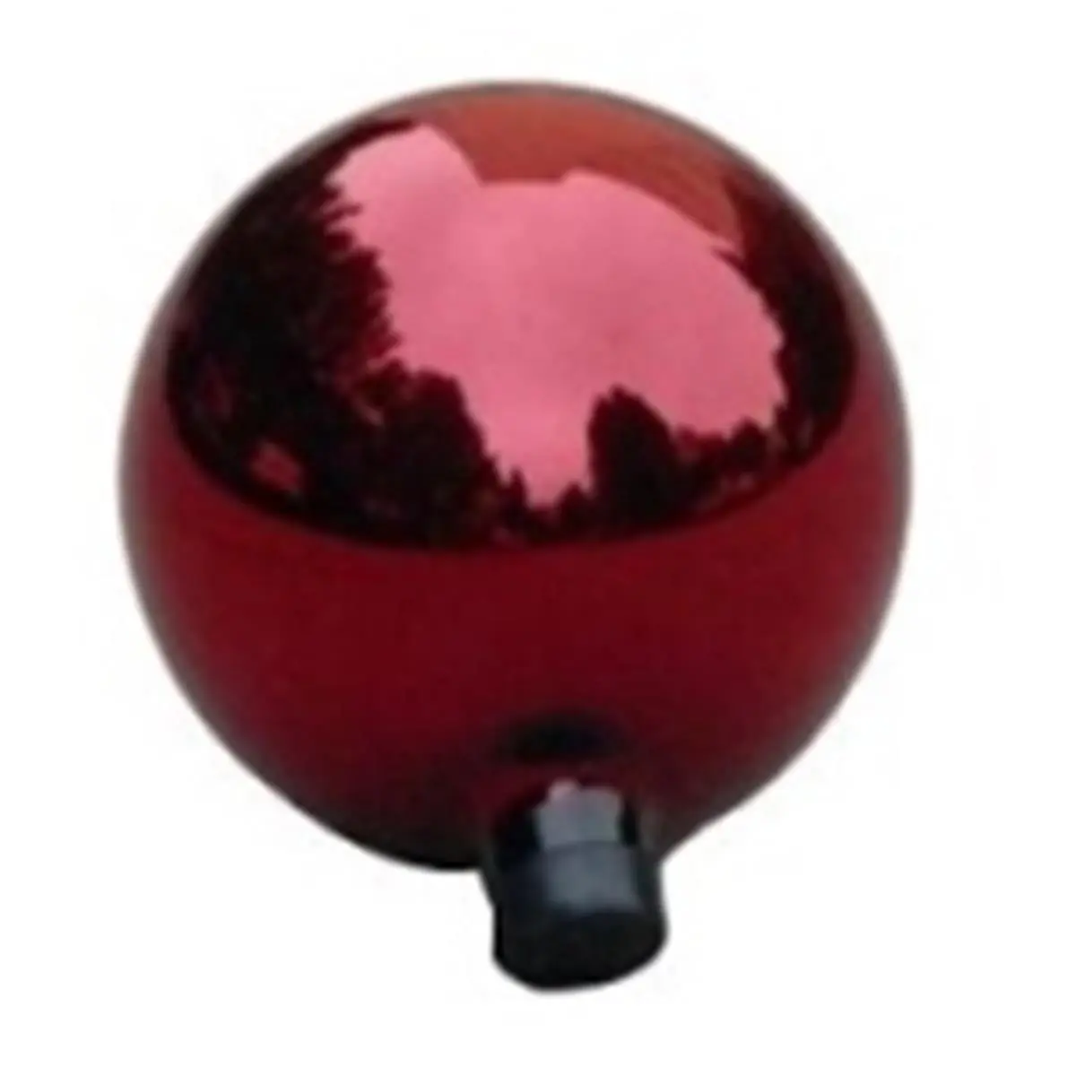 212 MAIN 10 in. Berry Red Reflective Glass Gazing Ball - Glass Outdoor Patio Garden Decor, Equipped with Fill Light