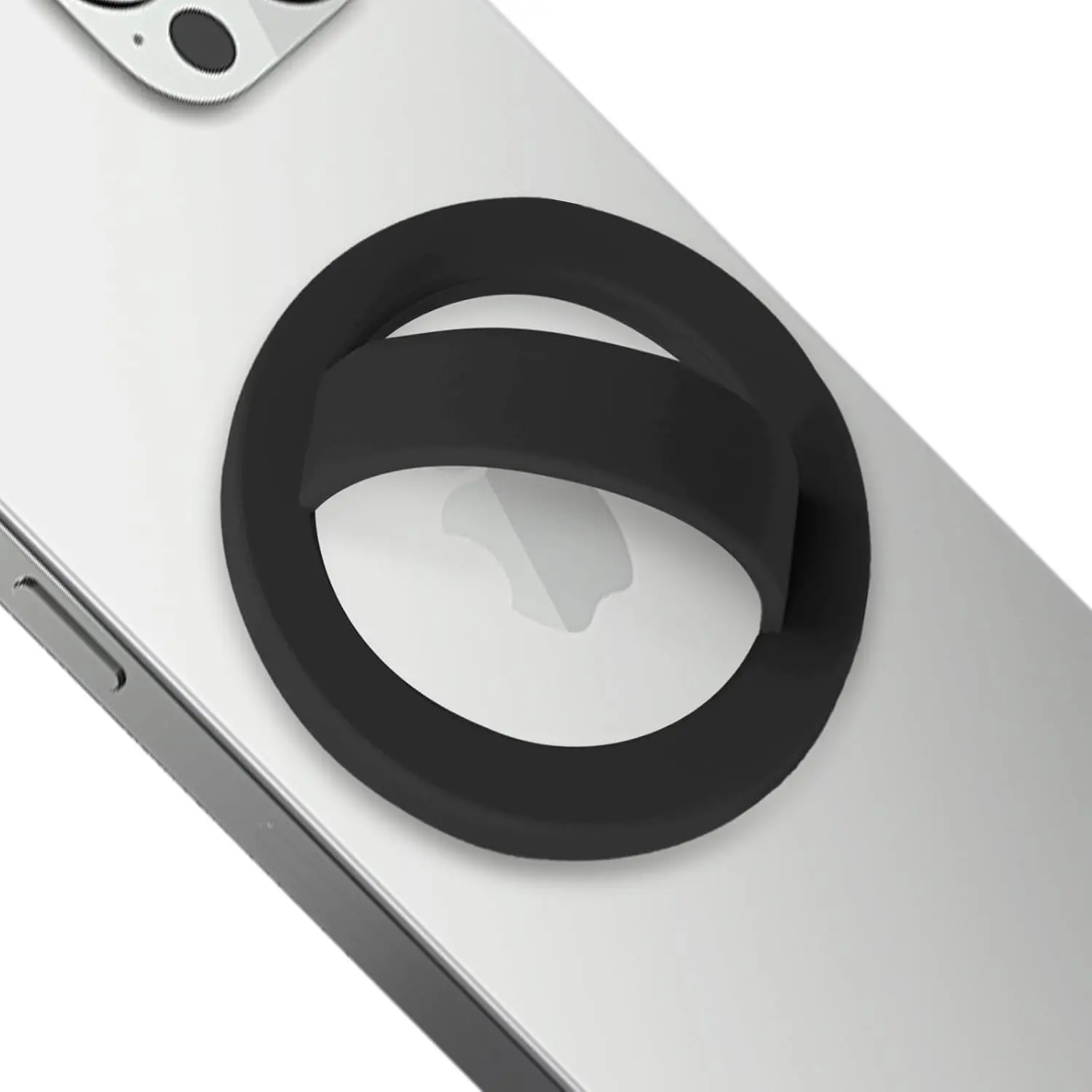 Silicone Cellphone Accessories Ring Grip Holder - Rotating Finger Loop, Skin-Friendly Soft Portable, Strong Attraction, MagSafe Case Compatible, Fits iPhone 17/16/15/14/13/12 Series, Magnetic Smartphone Holder