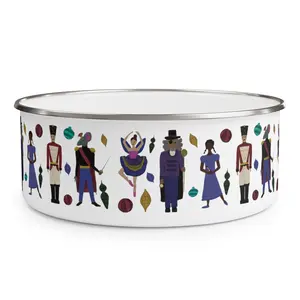 Nutcracker Enamel Bowl