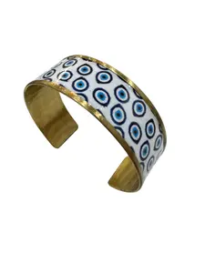 Eye Bead Cuff Bracelet