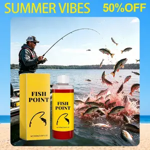 Concentrated Fish Attractant Liquid – Fast-Acting Red Worm Bait Additive for Freshwater Fishing, Enhances Scent & Improves Bite Response (100ml)