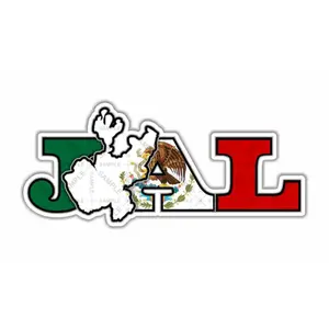 JAL Jalisco Mexico Flag  Escudo Decal
