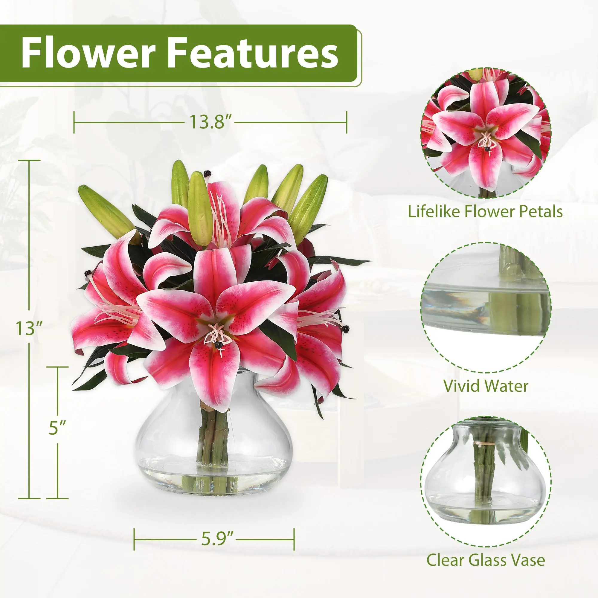 lily flowers(Pink)