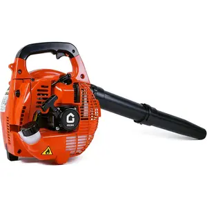 28-Cc Gas Leaf Blower, 1.1-HP 2-Cycle Handheld Leaf Blower, 490 CFM 280 MPH, Powerful Clearing Performance for Lawn Care, Driveway Cleaning, Light Snow Removal