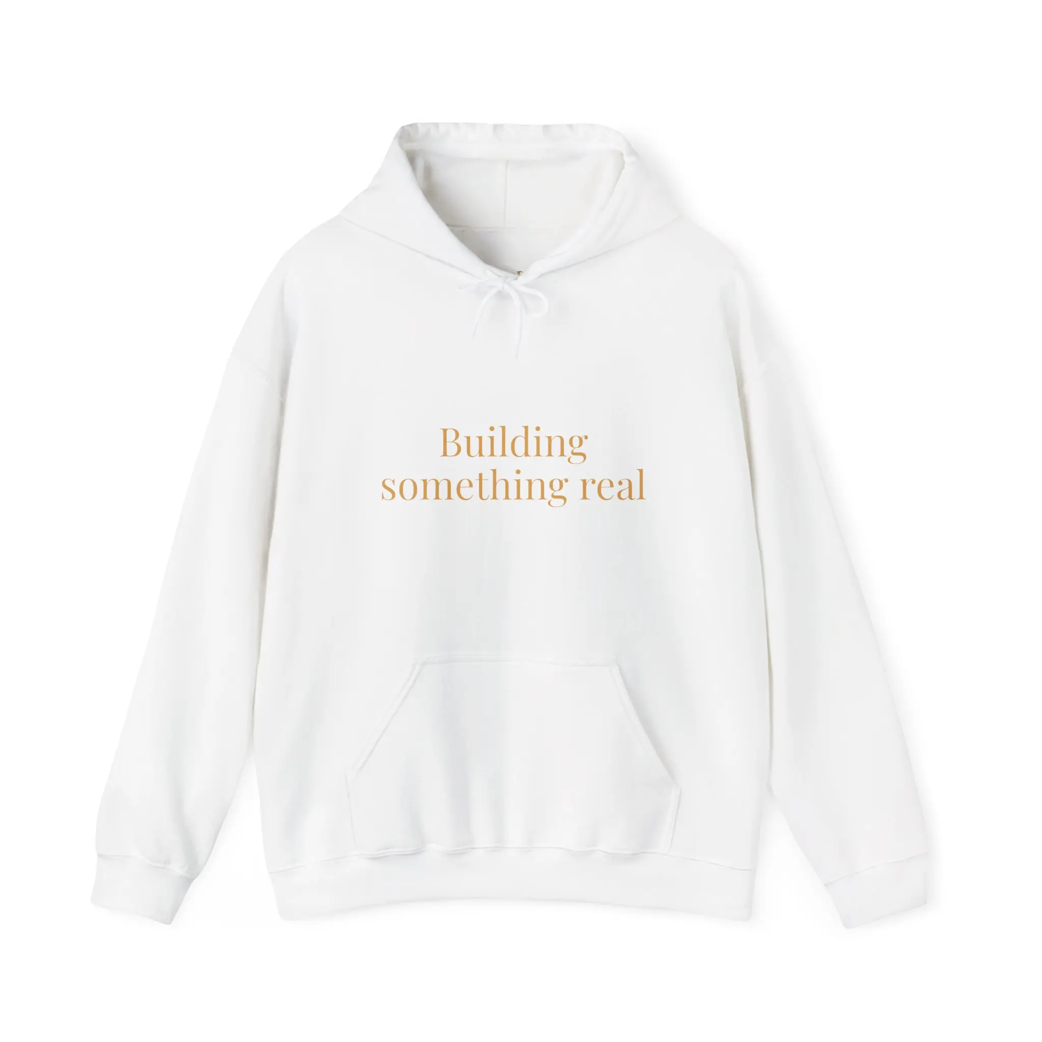 Building Something Real hoodie | Inspirational Text Sweatshirt | Entrepreneur Hoodie | Small Business Owner Hoodie | Motivational Hustle | Business Mindset Clothing