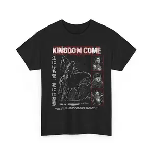 Kingdom Come Deliverance 2 Inspired Graphic T Shirt Medieval Knight War Game Tee Vintage Dark Fantasy Outfit Unisex Gift for