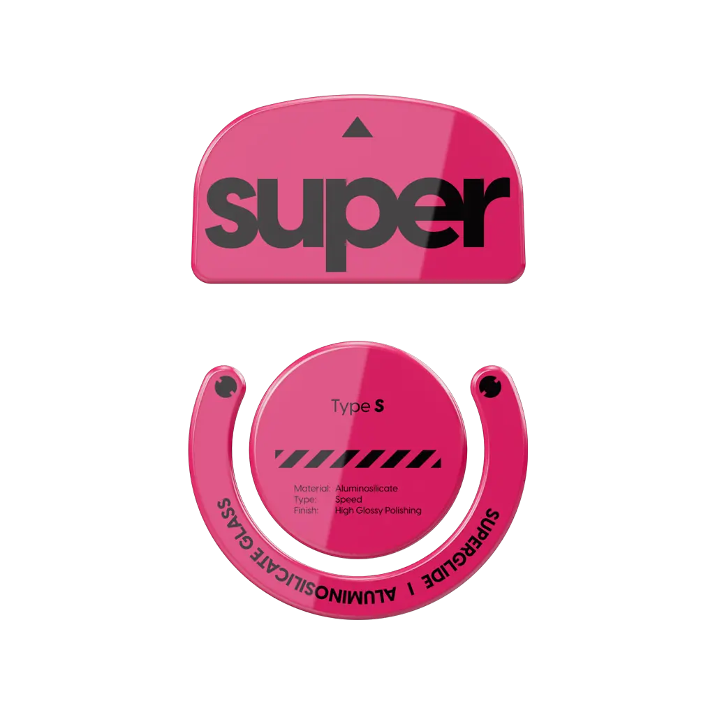 Glass Skates (Type-S) for Logitech G PRO X SUPERLIGHT 1