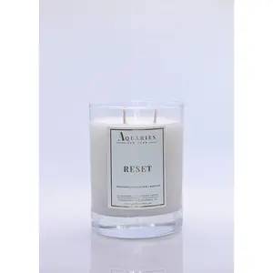 Handpoured Coconut-Apricot Scented Candle | Reset