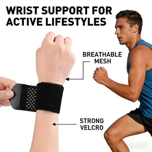 Adjustable Wrist Support Brace, Elastic Band, Hand Washable, Daily Comfort & Breathable, Youth/Women's Fit, Ergonomic Wristband | Adjustable Wrist Support | Secure Fit Band