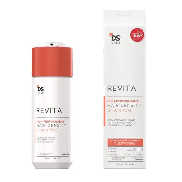 🔥 HOT SALE 51% OFF | DS Labs Revita Hair Density Shampoo for Thinning Hair, Color Safe, 205 mL | Powered by peptides, caffeine & amino acids to support scalp wellness and healthier-looking, fuller-looking hair.