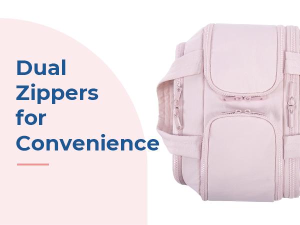 BAGSMART Crush 4-in-1 Puffy Multi-Functional Toiletry Bag for Women – Large Capacity Travel Organizer with 4 Compartments Outdoorfun Makeup Pouch TikTokShopHolidayHaul