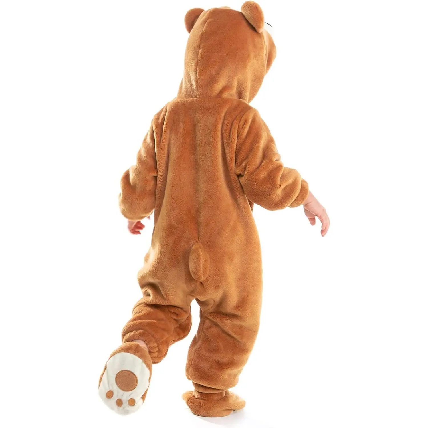 Baby Bear Onesie Costume, Unisex Infant Baby and Toddler Hooded Bodysuit 0-4T