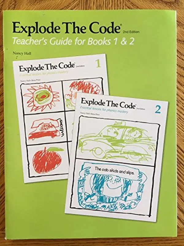 USED Book - Explode the Code 1-2 by Nancy Hall (Paperback) - english