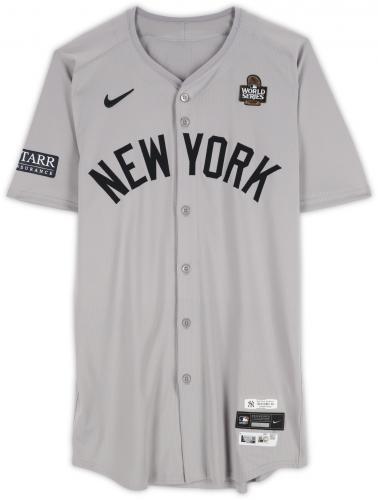 Trent Grisham New York Yankees Player-Worn #12 Gray Jersey vs. Los Angeles Dodgers on October 25, 2024 - Fanatics Authentic Certified