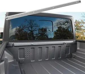 [Fits 20-26 Gladiator] Front Trail Rail System Compatible with 2020-2026 Jeep Gladiator Truck Bed Rail System Tie Down Rail Replacement for 2020-2026 Jeep Gladiator Accessories (Front Trail Rail)