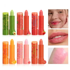 6-pack warm and moisturizing, Hydrating Lip Care lipstick set, light, non greasy, long-lasting, moisturizing, smooth, and color changing lipstick with temperature