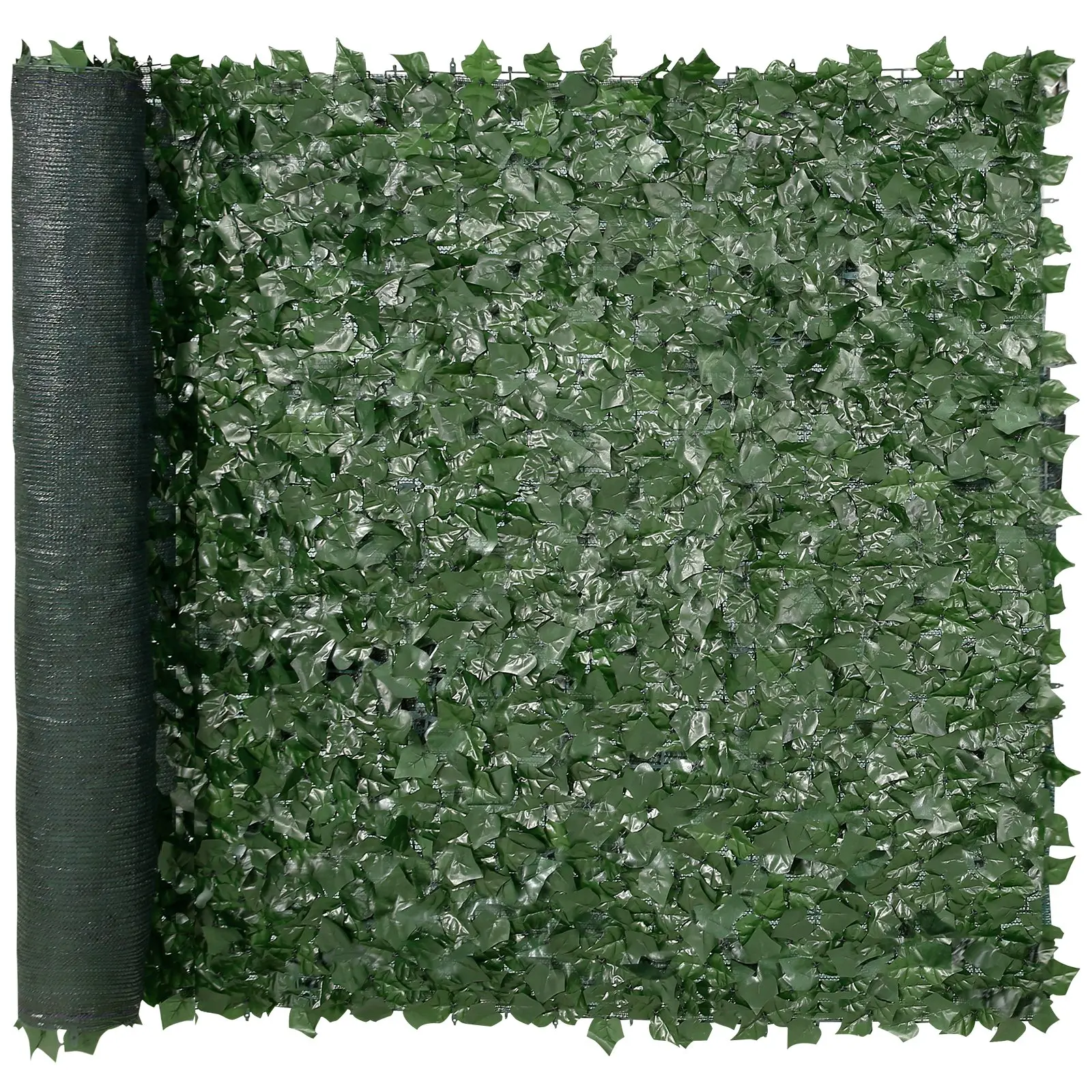 VEVOR Lifelike Artificial Ivy Privacy Fence, 59x98in UV Resistant Green Wall Screen with Silk Leaves, Mesh Backing, Strengthened Joints, 4.85lbs/2.2kg Functional Accent, Easy Installation for Outdoor Garden, Swimming Pool (No Harm to Family)
