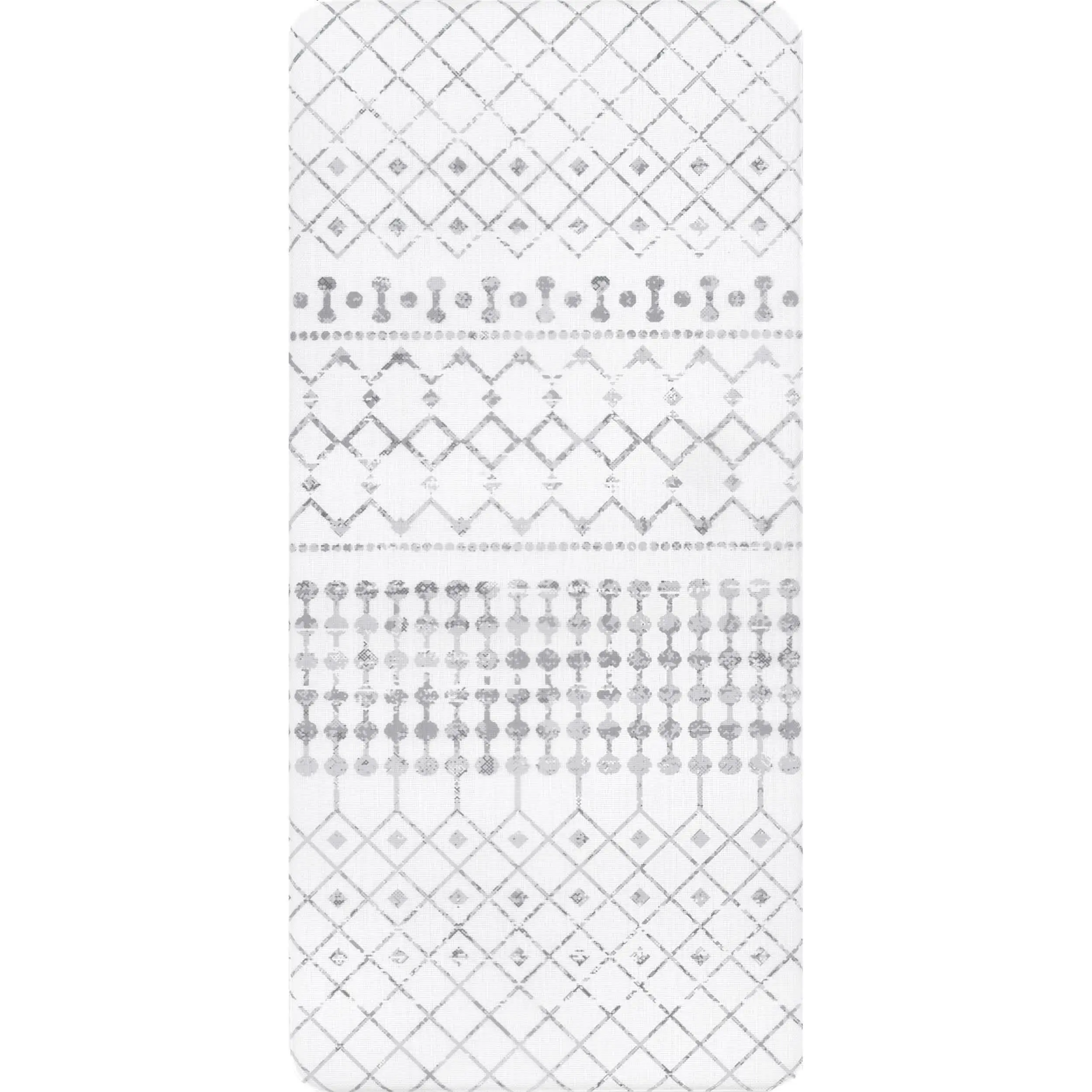 Moroccan Blythe Anti-Fatigue Comfort Mat, Kitchen Rug, Indoor Floor Mat, Home Decorative Rugs, Functional Decor for Kitchen or Laundry Room