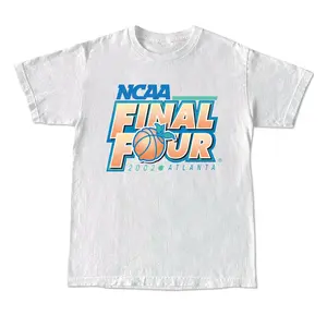2002 FINAL FOUR LOGO HEAVYWEIGHT T-SHIRT, Gift for Her, Gift for Him, Gift for Friend Menswear