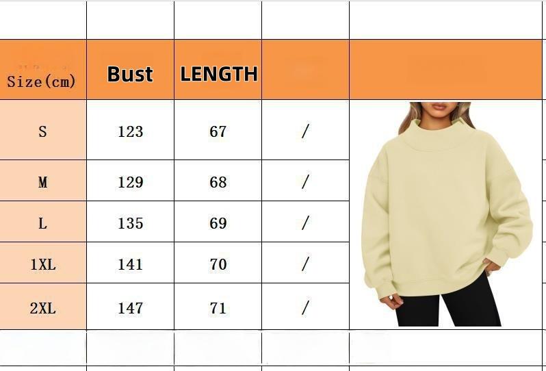 Women's Oversized Turtleneck Sweatshirt Long Sleeve Pullover Grey Cute FallFreshness TikTokShopBlackFriday CyberMonday Comfortable Relaxed Fit Cotton