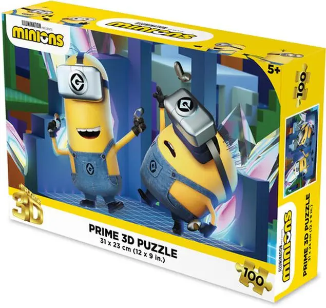 Minions Bob and Kevin contains 100pc 12x9 in 3D Lenticular Puzzle  [COLLECTIBLES] Puzzle