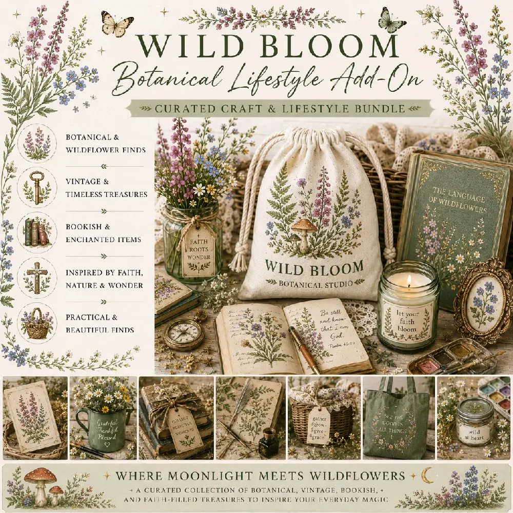 *ADD ON, Bundle first. Wild Bloom Botanical Lifestyle Add-On | Nature Inspired Curated Bundle Enhancement
