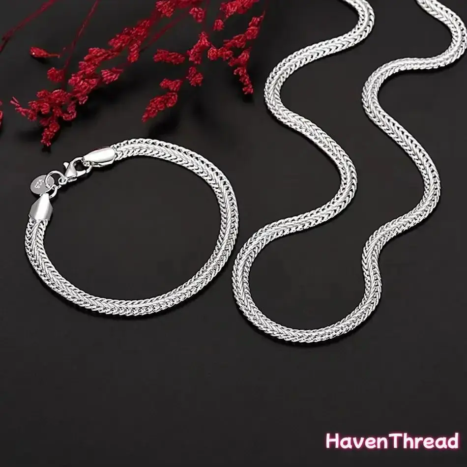 Exquisite Plastic Cuban Link Necklace Set, Geometric 2-Length Chains for Women, Fashion Accessories for Party, Exquisite Chain Jewelry