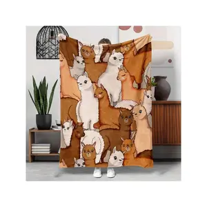 1pc Cute Blanket, Suitable For Sofa, Bed, Office Nap, Outdoor Camping, Travel Throw, Extra Large Soft And Comfortable Blanket-30*40in