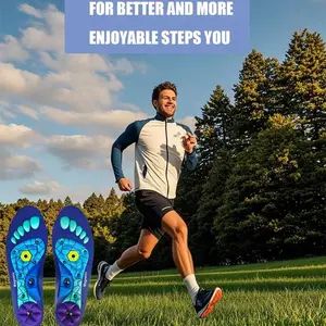 Shock Absorbing Insoles for All Day | 220+ lbs Plantar Fasciitis High Arch Supportinsoles for Men Women,Work Boot Shoe Insole, Absorb Shock with EveryStep, RunPro Insoles for Running Shoes -Arch Support Inserts to Help Reduce Fatigue