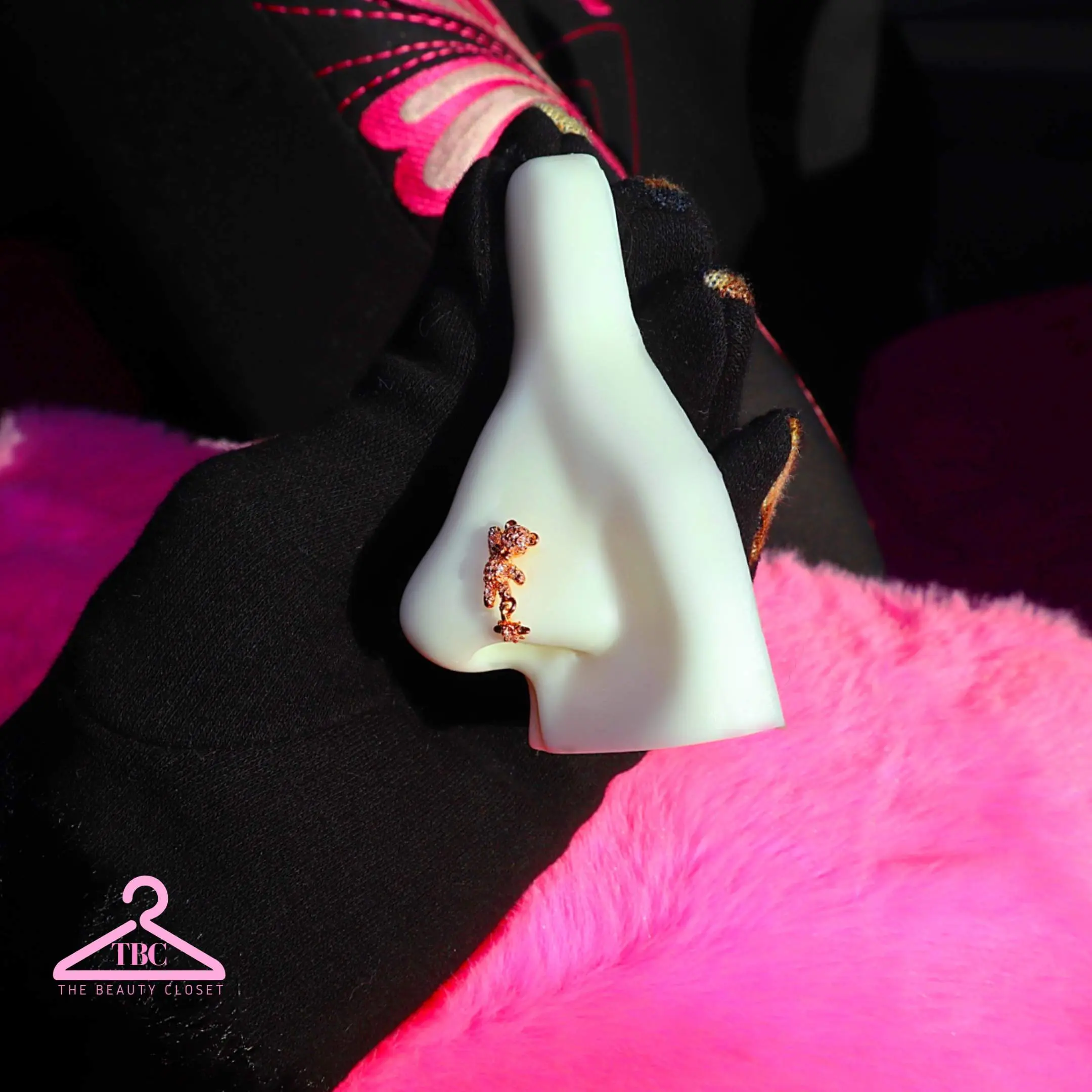 Dangle Bear Nose Ring