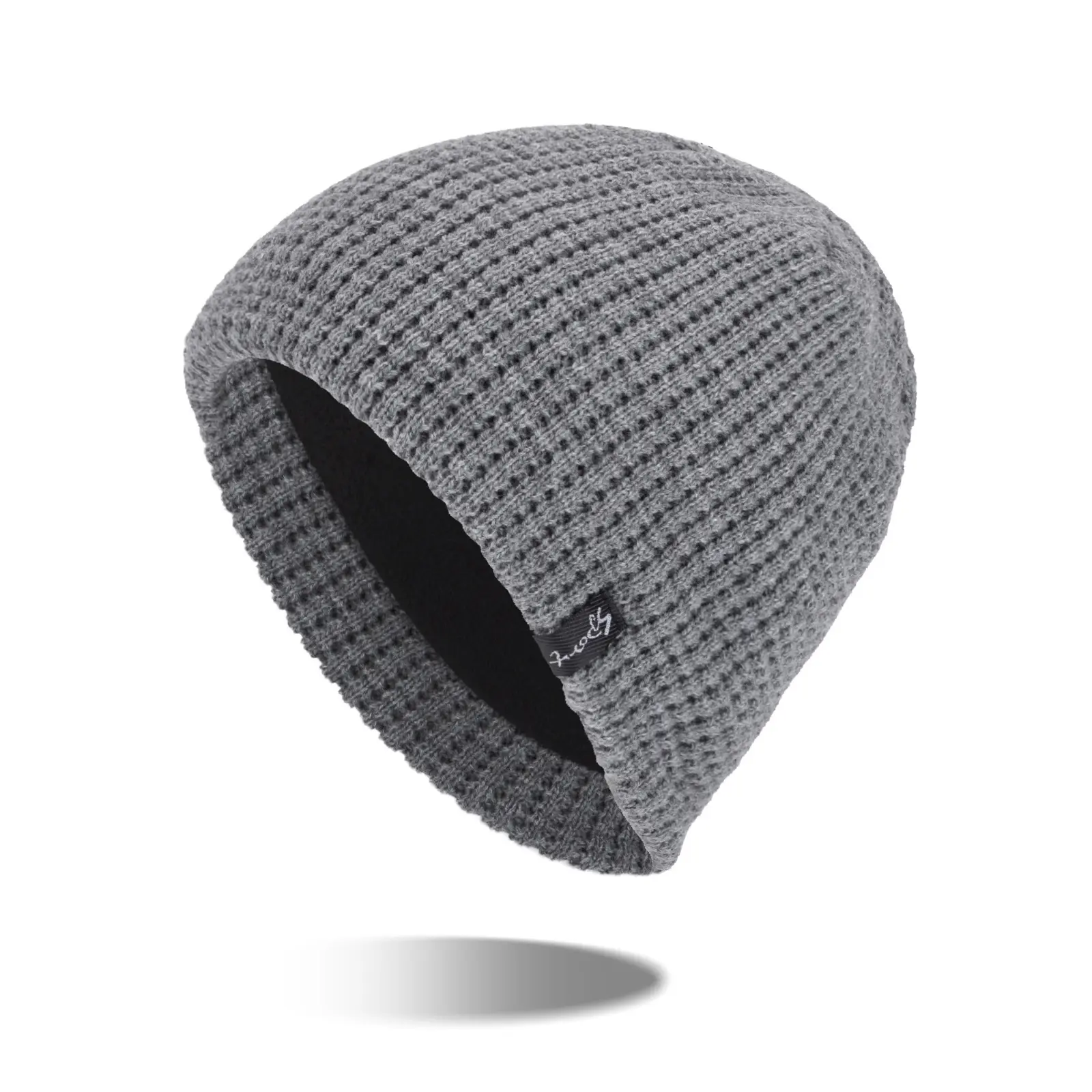 Men’s Warm Knit Beanie | Winter Slouchy Hat | Thick Lined Skully Stocking Cap