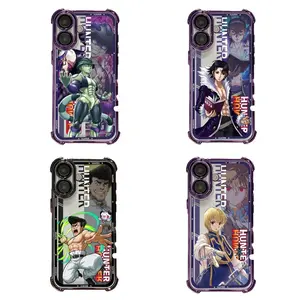 Vibrant HxH Phone Case Trendy Anime Phone Case Compatible for iPhone 17 Promax 16 15 14 13 12 11 and for Samsung S21-S25 Perfect Gift for Fans Her/Him