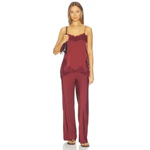 MADISON THE LABEL Mela Set in Merlot