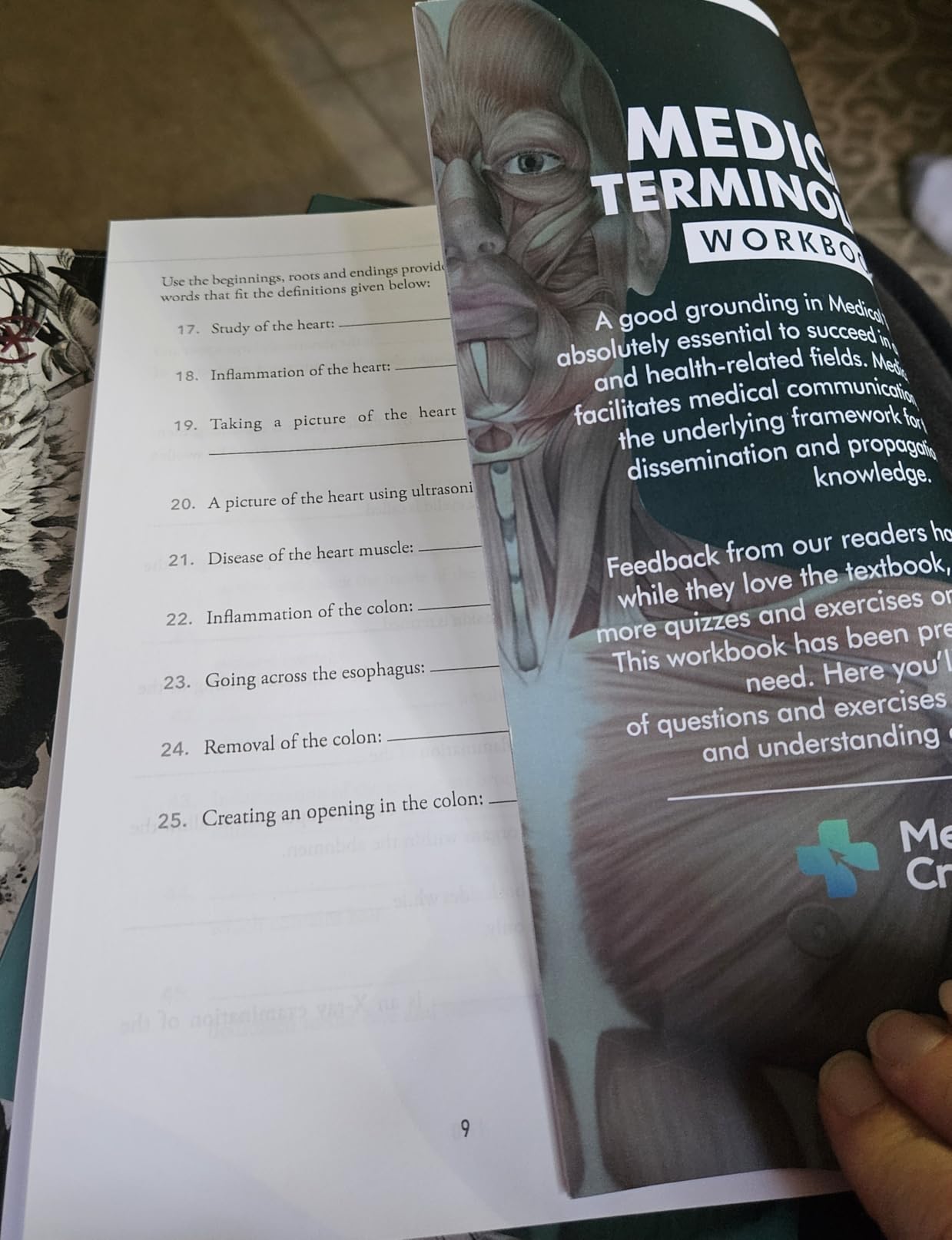 Medical Terminology: The Best and Most Effective Way to Memorize, Pronounce and Understand Medical Terms: Workbook