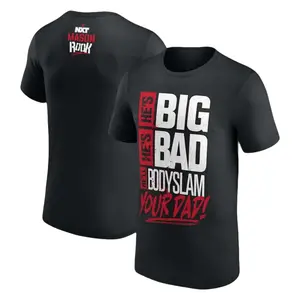 Men's Black Mason Rook Big Bad Bodyslam Your Dad T-Shirt Professional Wrestler Tee For Man and Woman Unisex T-Shirt Hoodie Graphic Basic Cotton Tops Casual All Seasons