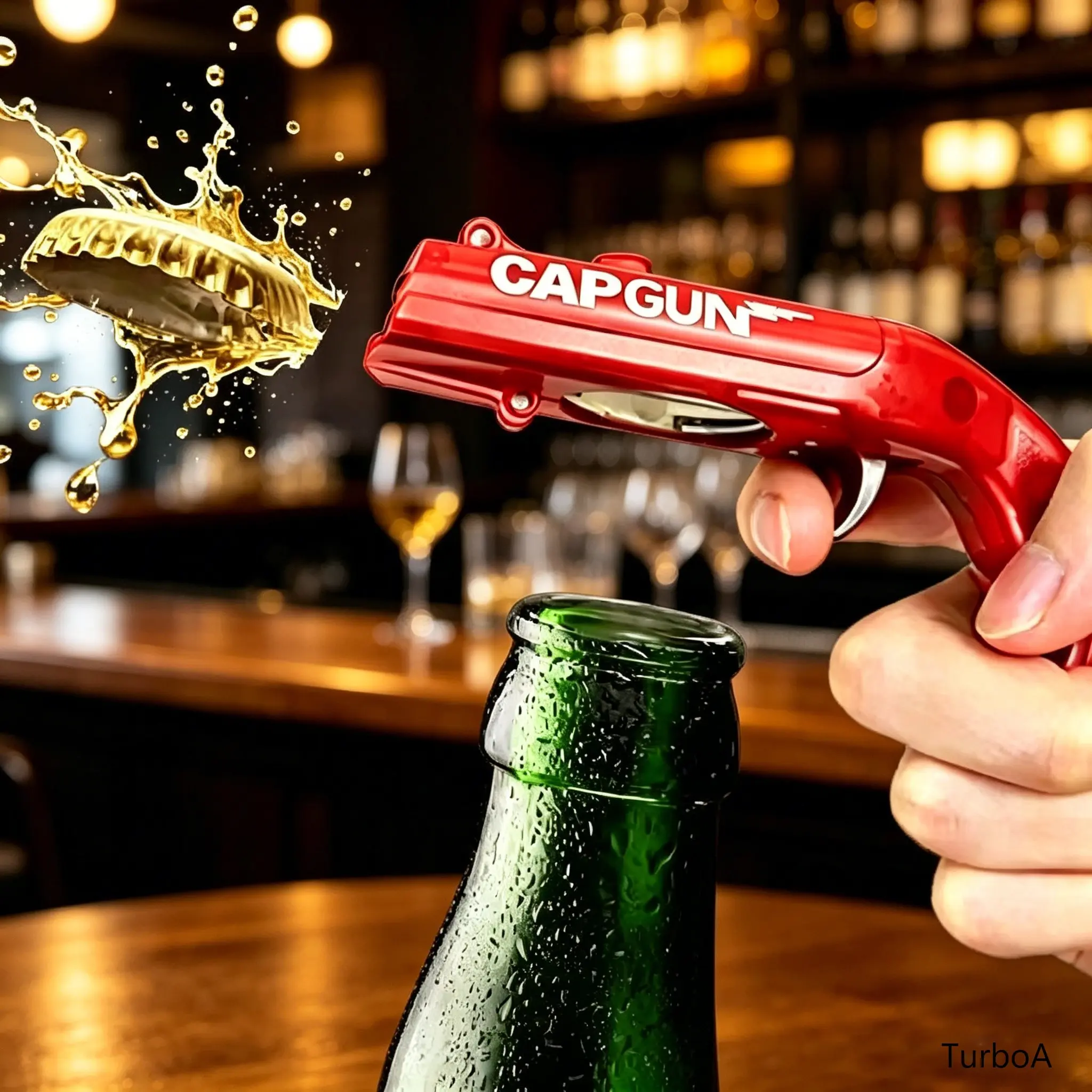 Portable, Durable, Home Bar Use Creative Bottle Opener - 1 Count |       Fun Design |       Perfect for Family Gatherings, BBQs, and Outdoor Events.