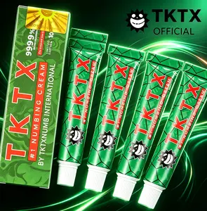 TKTX Green 99.99% Max Strength Numbing Cream, Long Lasting Topical Anesthetic Cream, Painless Cream for Tattoo, Piercing, Laser Hair Removal, Microblading & All Skin Procedures