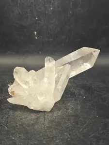 Clear quartz cluster! 5 ounces, 3.8 inches by 2.5 inches!