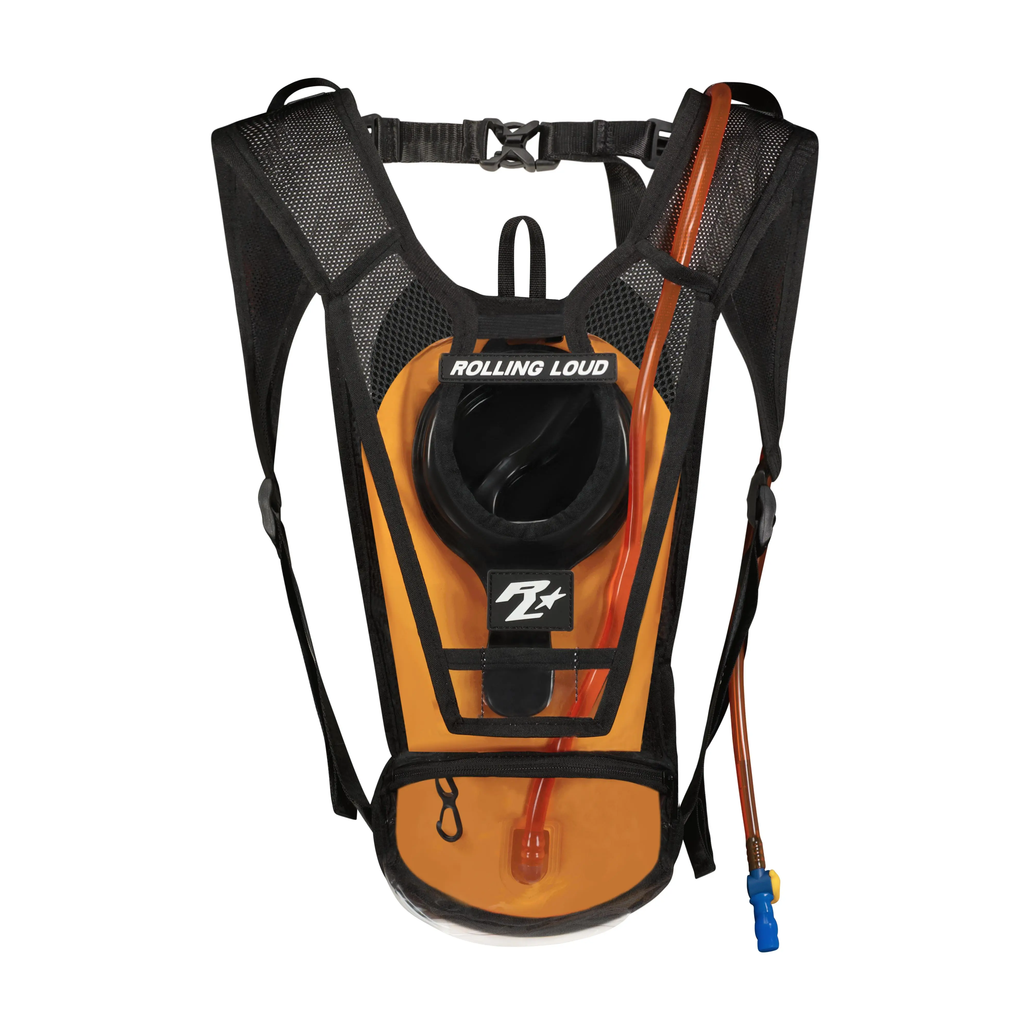 RL Clear Orange Hydration Backpack - Festival Approved RL Clear Orange Hydration Backpack - Festival Approved