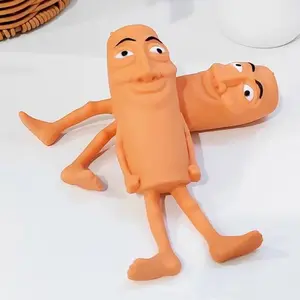 2p'c'sAmerican AI Shan Hai Jing Abstract Stick Figure Squeeze Toy, Sand, Kids' Stretch Toy, Figurines Fidgets, Stress Relief Sculptures, Children's Stress Relief Gadget