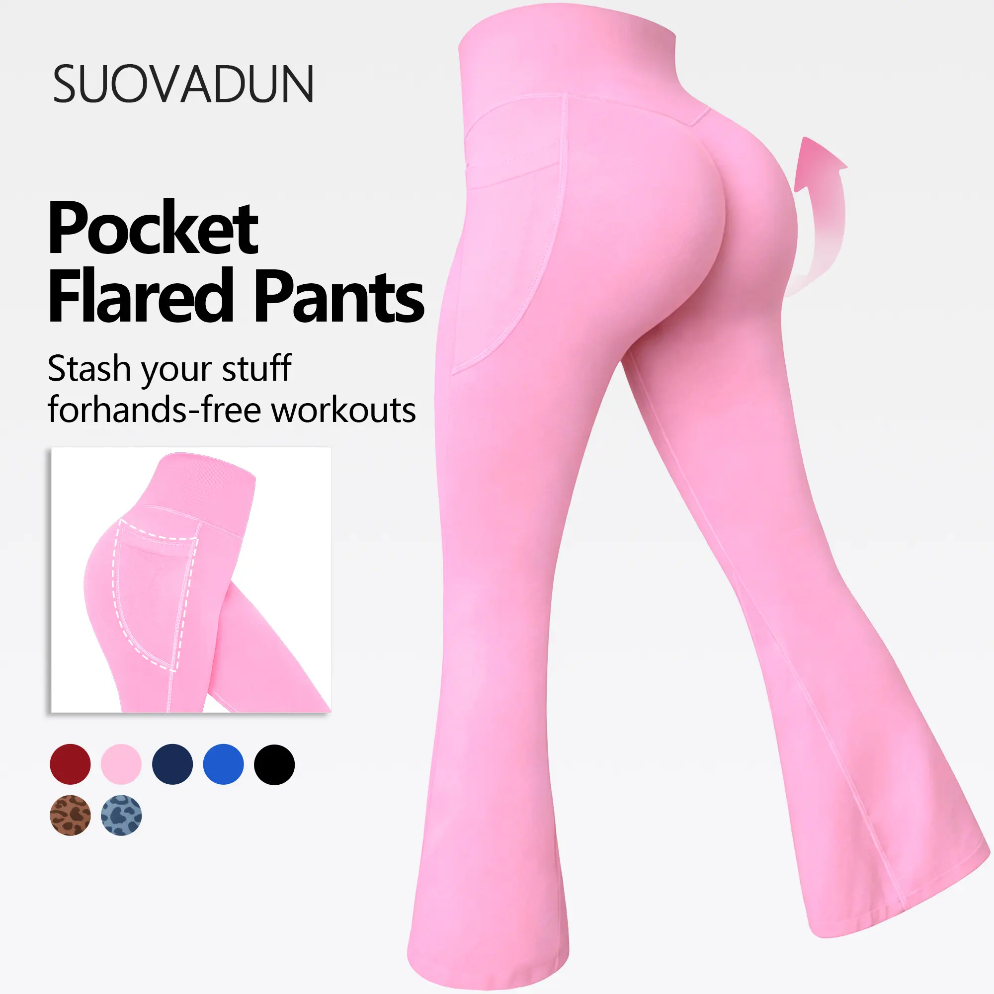 SUOVADUN Women’s Casual Wide-Leg Sweatpants, Comfortable and Stylish for Spring and Summer, Ideal for Everyday Wear, Workouts, and Athleisure #Pocketed high waist shorts #Wide Leg Pants#Daily Casual# yoga pants# gym activity XSL26046 tiktokshopbacktoschoo