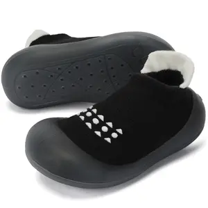 Baby Sock Shoes Non Slip Girls Boys First Walking Shoes Soft Rubber Sole Toddler Slipper Breathable Slip On Sneakers Walking Sock Shoes Non Slip Soft Rubber Sole Breathable Slip On Toddler Shoes for Girls Boys