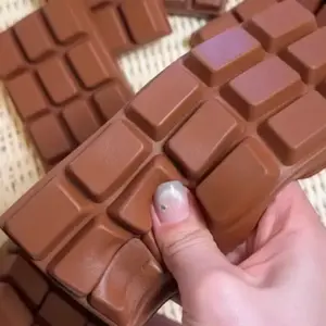 Super Slow Rising Soft PU Stress Relief Toy, Realistic Chocolate Bar Squishy Squeeze Fidget Toy for Kids, Teens and Adults, Safe Sensory Play Toy for Stress Reduction & Fun