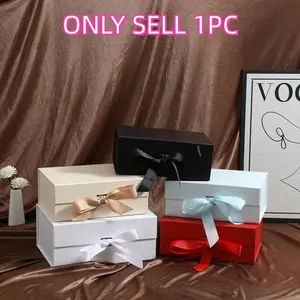 Colorful Magnetic Buckle Gift Box, Foldable Holiday Packaging, Single Piece Blank Shoe Clothing Gift Box, Ideal for Festive Occasions