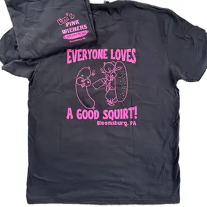 Everyone Loves A Good Squirt funny hot dog t-shirt