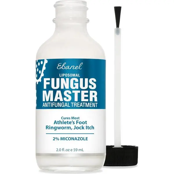 Ebanel Athlete's Foot Fungus Treatment, Miconazole Antifungal Cream 2Oz | Cures Jock Itch, Ringworm, Fungal Infections that Lead to Nail Fungus, with Undecylenic Acid, Tea Tree Oil, and Manuka Oil